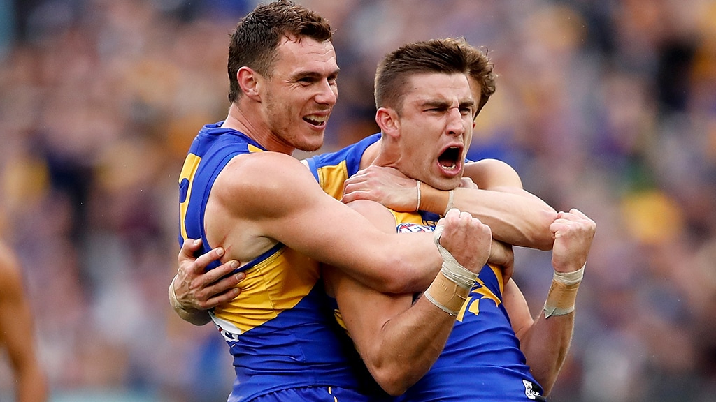 AFL 2018 Toyota AFL Grand Final - West Coast v Collingwood Elliot Yeo is the AFL's No.1 ranked tackler - West Coast Eagles,Richmond